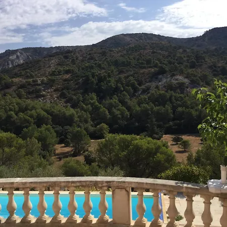 Nyaraló Pretty With Pool In Cavaillon, Beautiful View On The Luberon Mountains, 4 People.